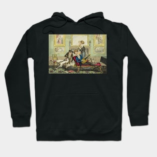 Humming Birds, or A Dandy Trio by George Cruikshank Hoodie